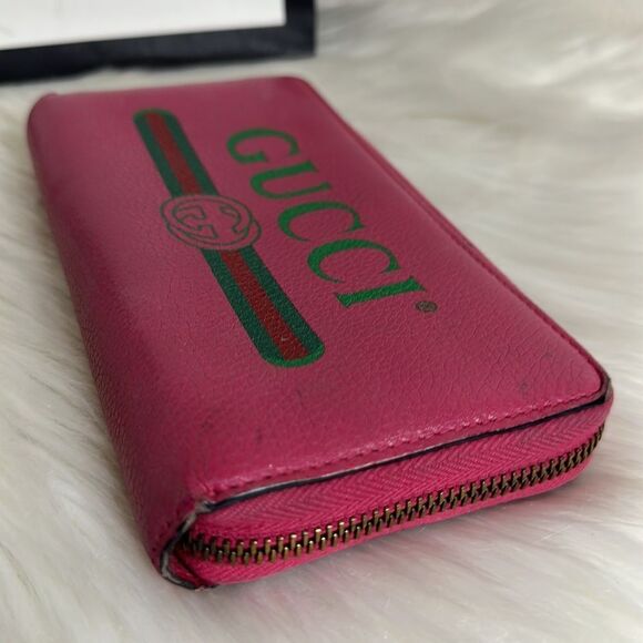 💯Authentic Gucci Zipped Around Long Wallet🍀 - Picture 5 of 14